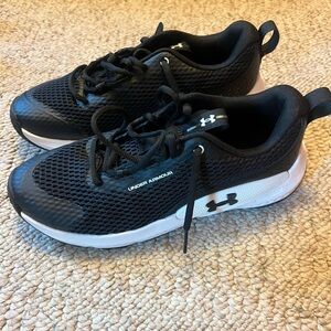 Under Armour Black Charged Train Sneakers